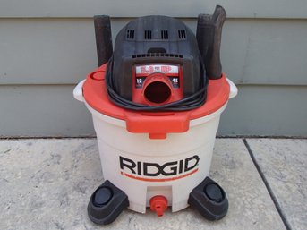 The Ridgid 5.0 Horse Power Shop Vac With Hose (not Pictured)