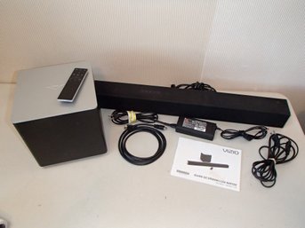 Vizio Sound Bar And Subwoofer