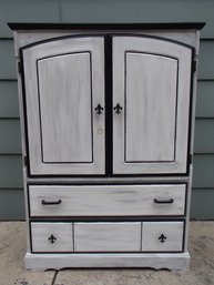 Wood Cabinet With Drawers