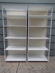 Two Shelf Units