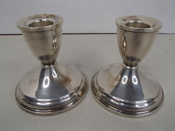 Sterling Silver Weighted Candle Sticks