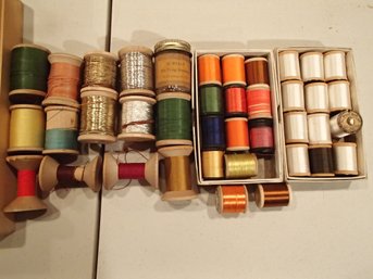 Large Assortment Of Vintage Fly Tying Thread