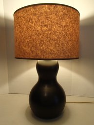 Sleek Black Ceramic Table Lamp