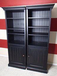 Black Shelf Units