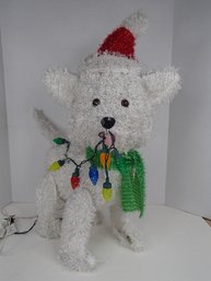 The Adorable 23' Tall Light-up Fluffy Dog