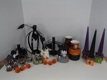 Black Pumpkin Votive Holders, Halloween Candles, Votives  And More