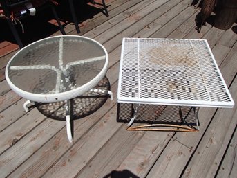 Two Patio Tables