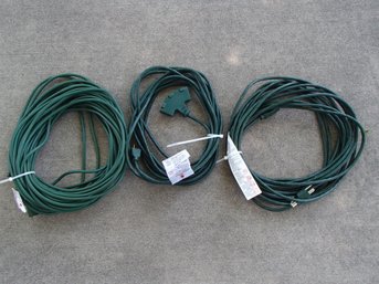 Lot Of Three Extension Cords