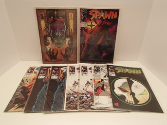 Lot Of 9 Spawn Comic Books