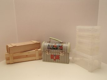 GI Joe Storage And  GI Joe Tin 2000