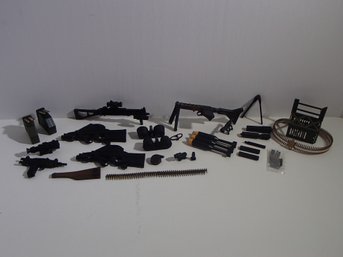 Various Action Figure Toy Gun Attachments & Parts