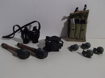 Various Action Figure Accessories & Grenades