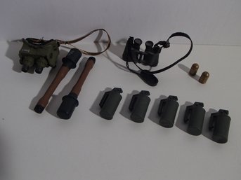 Various Action Figure Accessories & Grenades