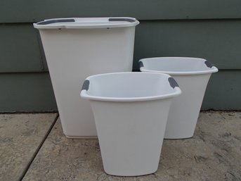 Large And Small Waste Baskets