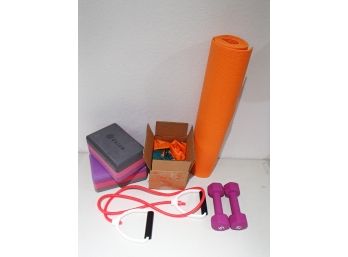 Yoga Lot/gaiam Blocks/foam Roller