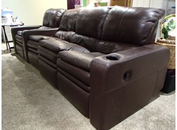 Leggett & Platt Leather Couch Sectional