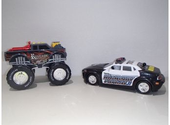 Tonka Police Car & Fastlane Monster Truck