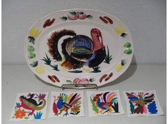 Vintage Turkey Platter