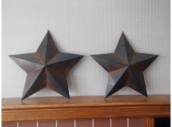 Lot Of Two Metal Stars