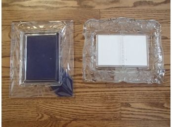 Lot Of Two Crystal Frames