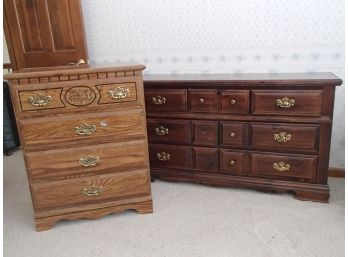 Two Wood Dressers