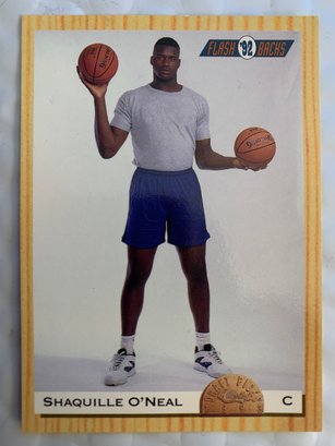1993 CLASSIC SHAQUILLE ONEAL FLASH BACKS ROOKIE CARD