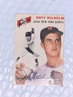 Hoyt Wilhelm 1954 Topps Card #36