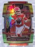 MINT 2021 PANINI SELECT PATRICK MAHOMES YELLOW & GREEN CONCOURSE DIE CUT PRIZM # 2
