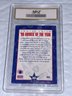 1992 PRO SET EMMITT SMITH ROOKIE OF THE YEAR HOLOGRAMGRADED NM-MT 8