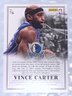2013 PANINI CRUSADE MAJESTIC VINCE CARTER AUTHENTIC GAME WORN JERSEY