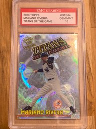 2000 TOPPS OWN THE GAME MARIANO RIVERA TITANS OF THE GAME GEM MINT 10
