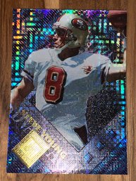 STEVE YOUNG 1996 COLLECTOR'S EDGE ADVANTAGE FOOTBALL FOIL PARALLEL
