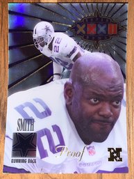 RARE /500 EMMITT SMITH 1998 COLLECTOR'S EDGE SUPER BOWL XXXII GOLD PROOF $$$