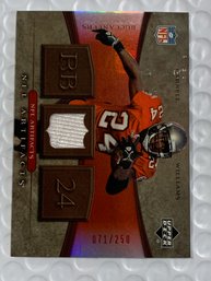 71/250!!  2007 UPPER DECK NFL ARTIFACTS CARNELL WILLIAMS AUTHENTIC GAME WORN JERSEY