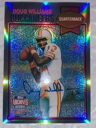 2001 TOPPS ARCHIVES RESERVE DOUG WILLIAMS AUTOGRAPHED ISSUE 1979 TOPPS