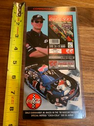 8138/10,000 LIMITED EDITION DALE EARNHARDT COMMEMORATIVE TICKET 98 NASCAR THUNDER POLAR BEAR CAR IN JAPAN