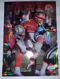 STEVE YOUNG 1995 COLLECTORS EDGE HOLOFOIL PARALLEL