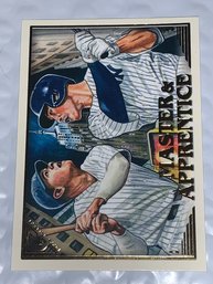 2018 TOPPS GALLERY BABE RUTH & AARON JUDGE MASTER & APPRENTICE