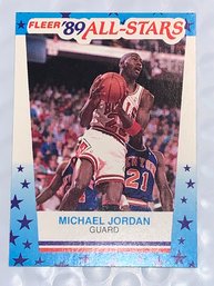 AUTHENTIC 1989 FLEER MICHAEL JORDAN ALL STARS STICKERS NO 3