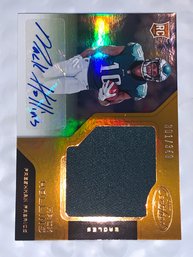 301/349!!  2017 PANINI CERTIFIED MACK HOLLINS RPA ROOKIE PATCH AUTO