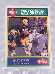 1990 SWELL PRO FOOTBALL HALL OF FAME BART STARR