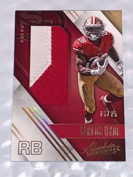 RARE 25/25!!  2016 PANINI ABSOLUTE CARLOS HYDE AUTHENTIC GAME WORN JERSEY