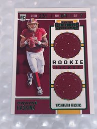 2019 PANINI CONTENDERS DWAYNE HASKINS ROOKIE TICKET DOUBLE PATCH ROOKIE CARD