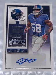 2019 PANINI CONTENDERS OWAMAGBE ODIGHIZUWA ROOKIE TICKET AUTOGRAPHED ROOKIE CARD