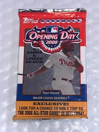 2008 TOPPS OPENING DAY MLB CARDS PACK