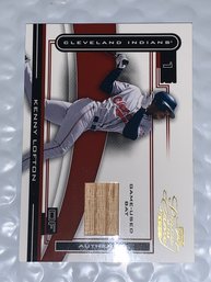 2003 PLAYOFF PIECE OF THE GAME KENNY LOFTON AUTHENTIC GAME USED BAT