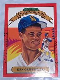 1989 LEAF KEN GRIFFEY JR DIAMOND KINGS DONRUSS ROOKIE CARD