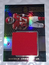2019 PANINI ILLUSIONS MECOLE HARDMAN JR INSTANT IMPACT AUTHENTIC GAME WORN JERSEY