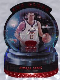 NIKOLA JOKIC 2021-22 Panini Crown Royale Basketball Red Sno Globe