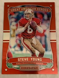 52/99!!  2016 PANINI ROOKIES AND STARS STEVE YOUNG GREAT AMERICAN HEROES